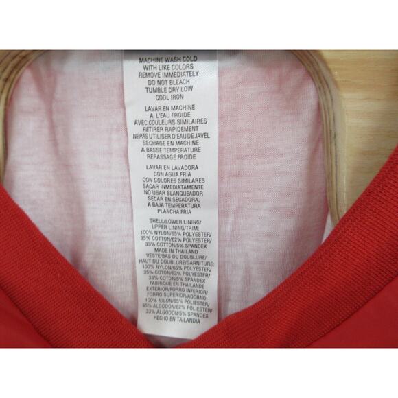 NWT Vtg 90s Y2K Adidas Team Jefferson V-Neck Pullover Lined Jacket Sz Large - Picture 9 of 12